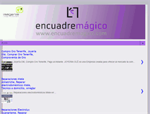 Tablet Screenshot of encuadremagico.com